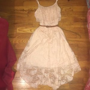 Pink Lacie High-Low Tank Top Dress - Size S